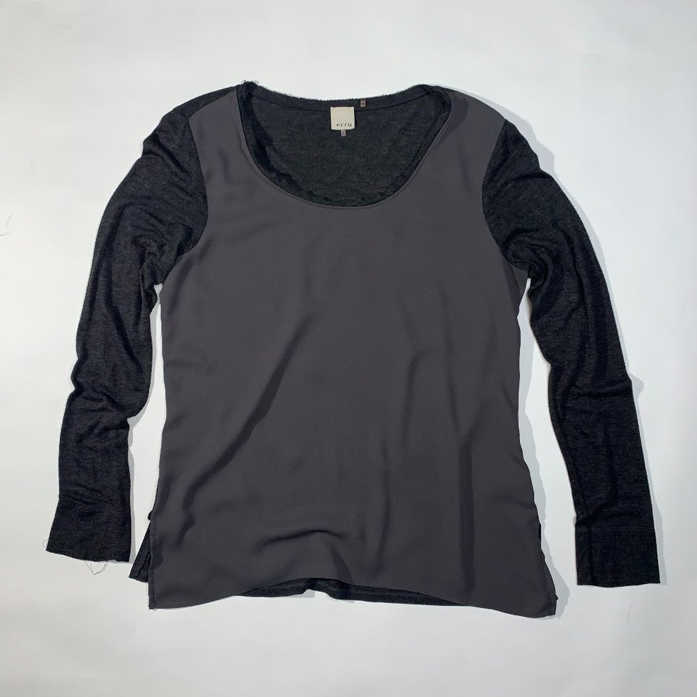 Ecru top long sleeve